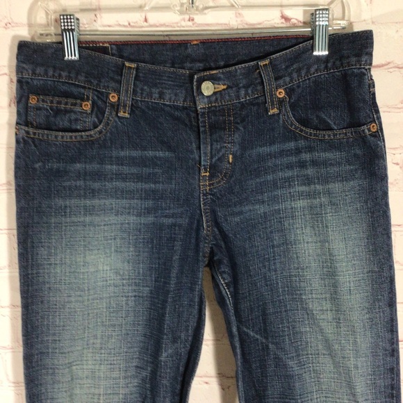 Abercrombie & Fitch Boot Cut Medium Wash Blue Denim Jeans - Size 2 Regular - Picture 2 of 9